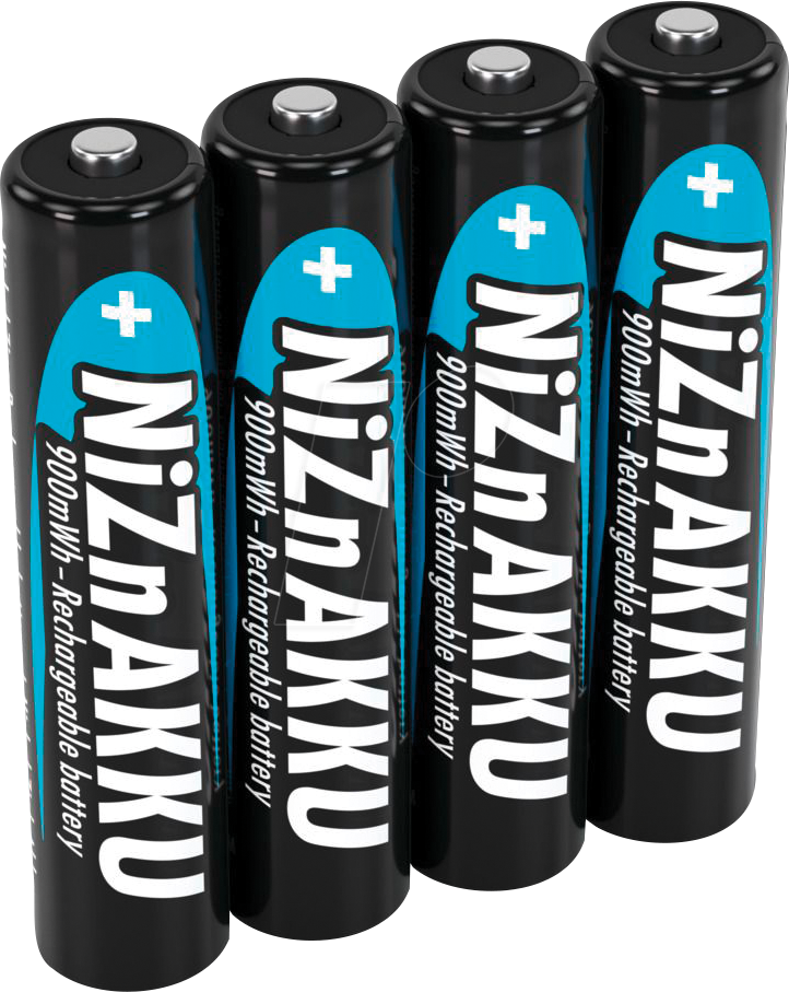 Thumbnail - ANS NIZN 4XAAA - NiZN-Akku, AAA (Micro), 550 mAh, 4er-Pack