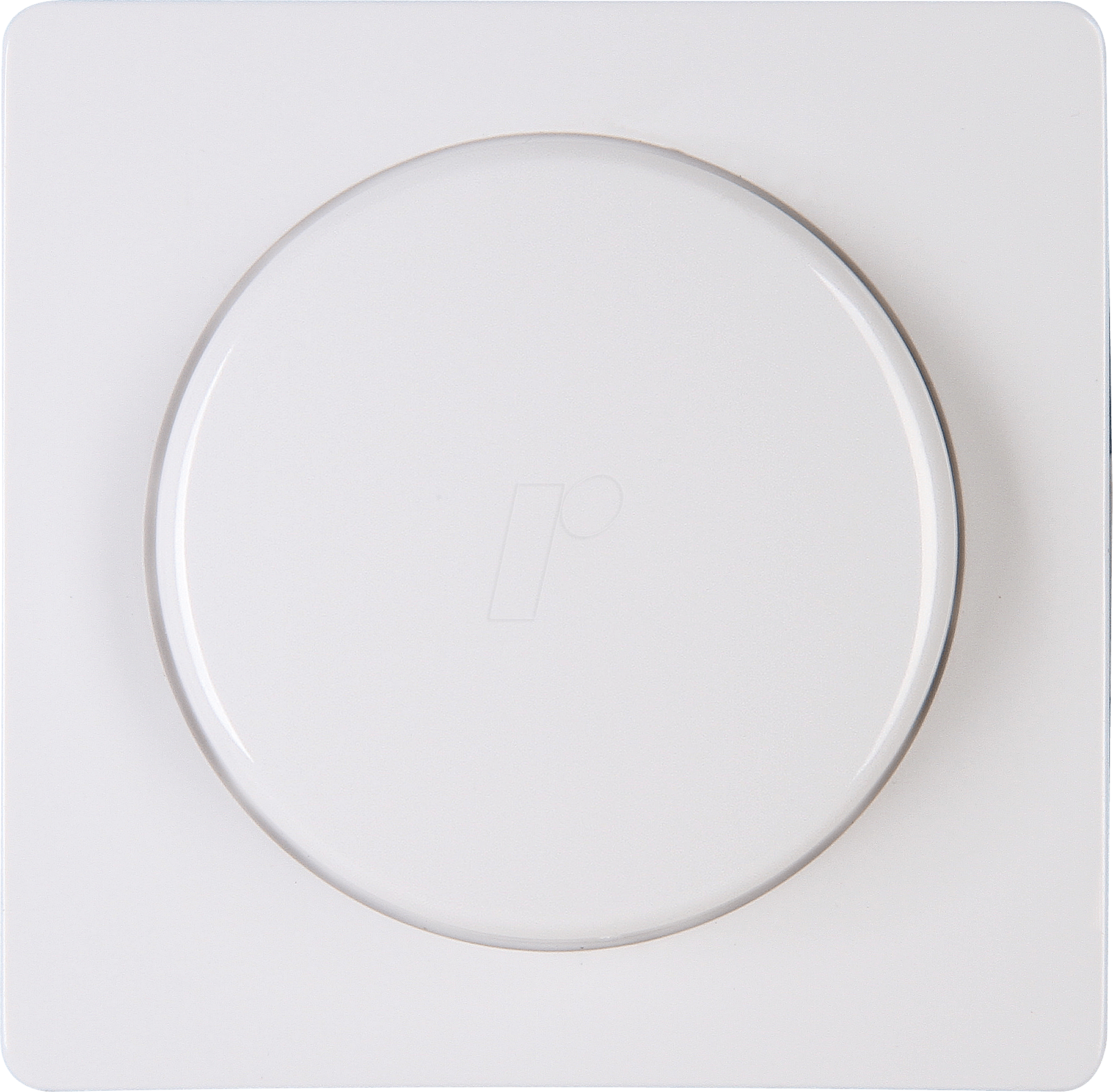 EL 05 33702006 - Dimmer-Zentralscheibe - HK05, arcticweiß, Druck-Wechselschalter