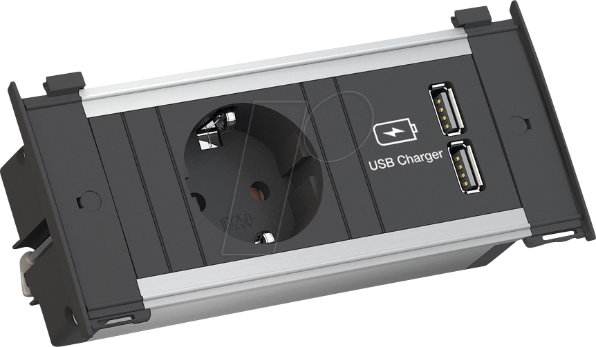 BACH 927.251 - KAPSA Steckdoseneinheiten X-Small, 1-fach, USB A/A 15W
