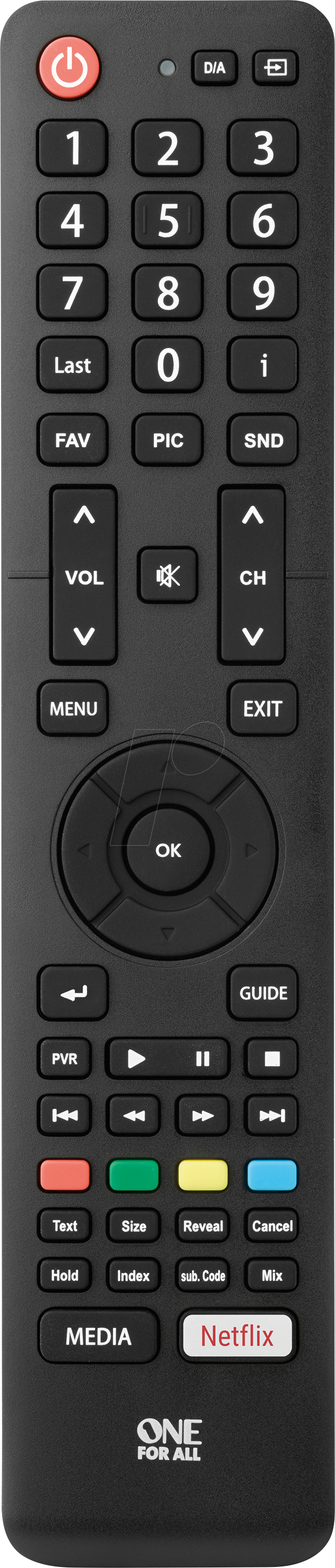 OFA URC1916 - One for All Ersatzfernbedienung Hisense