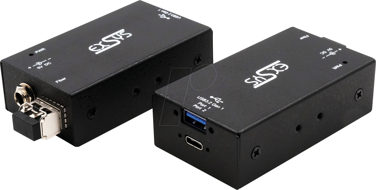 EXSYS EX-1448MM - USB 5 Gb/s Extender, Glasfaser, 300 m