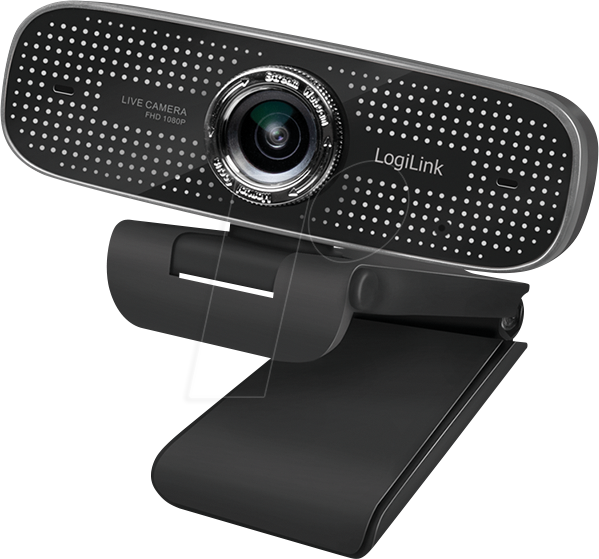 LOGILINK UA0378 - Webcam, 100°, Dual-Mikrofon, manueller Fokus, Full HD