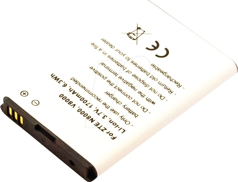 AKKU 30799 - Smartphone-Akku für ZTE-Geräte, Li-Ion, 1700 mAh