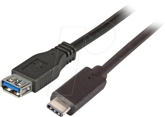 EFB K5313SW.0,2 - USB 5 Gb/s Kabel, C Stecker auf A Buchse 0,2 m