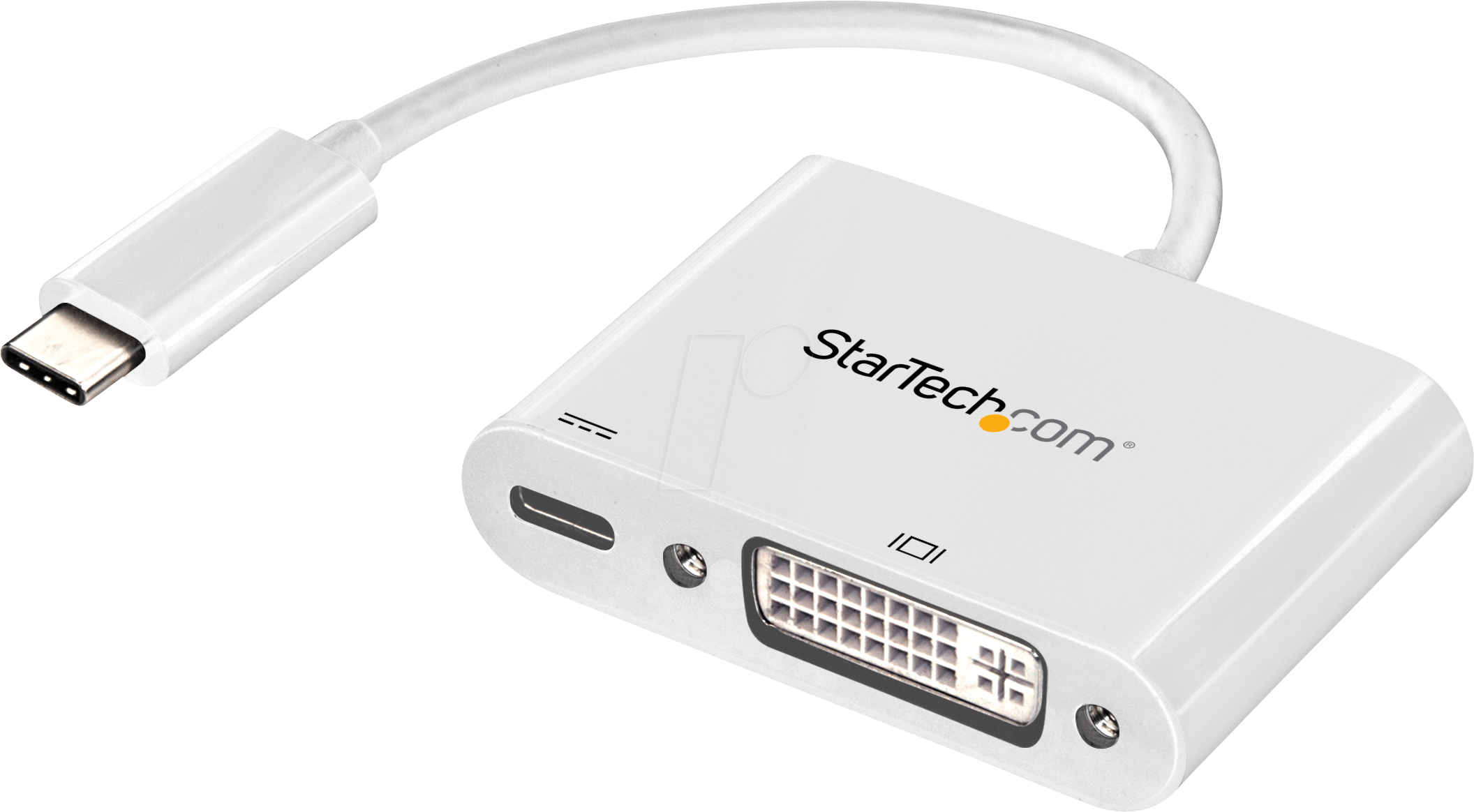 ST CDP2DVIUCPW - Adapter Monitor, USB-C > DVI-I, USB-PD, weiß
