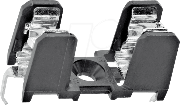 SCH 0031.8201.G - Sicherungshalter für 5 x 20 mm, 250 V, 10 A, schwarz