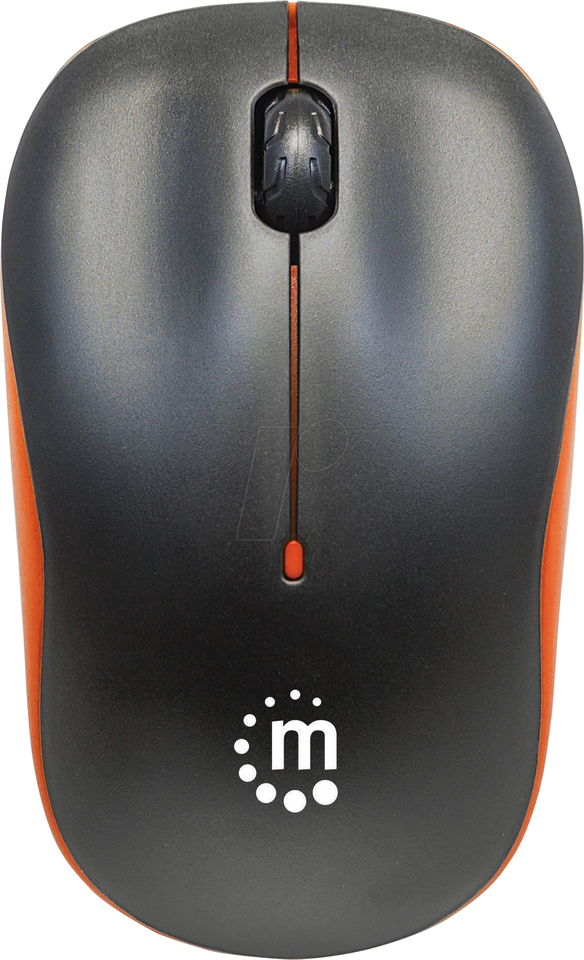 MANHATTAN 179409 - Maus (Mouse), Funk, schwarz/orange