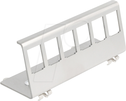 DELOCK 90656 - Keystone Halterung für Hutschiene, 6 Port, Metall