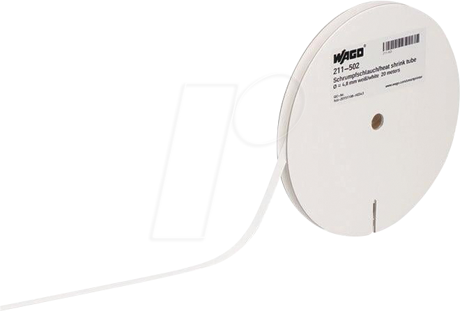 WAGO 211-504 - Schrumpfschlauch, für Smart Printer, 9,5 mm, weiß