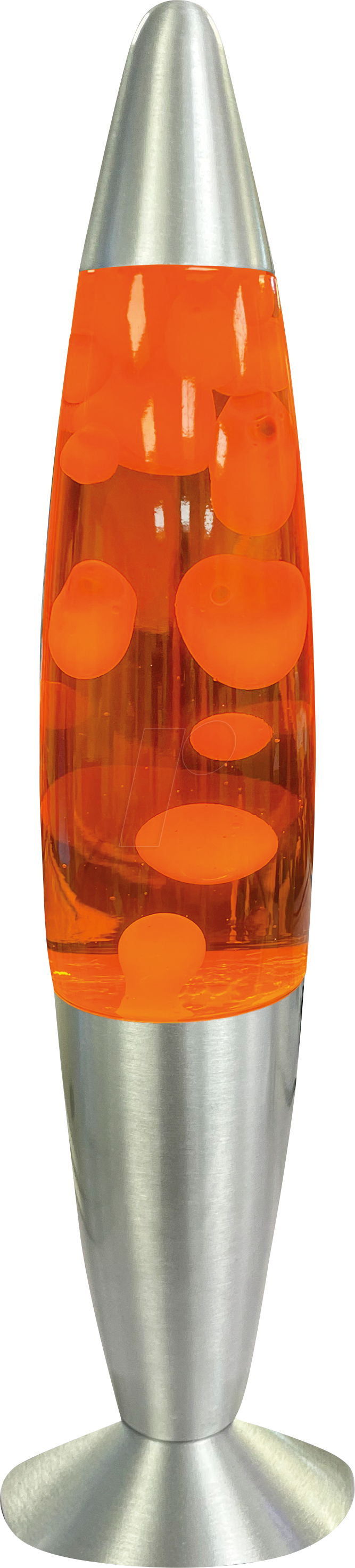 BLULAXA 49985 - LED Lavaleuchte, 25 W, 400 x 74 mm, weißes Wachs + orange Flüssi