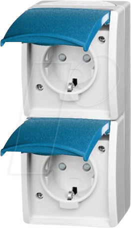 BJ 20-02 EBW-53 - Schutzkontakt-Steckdose mit erh. Berührungsschutz