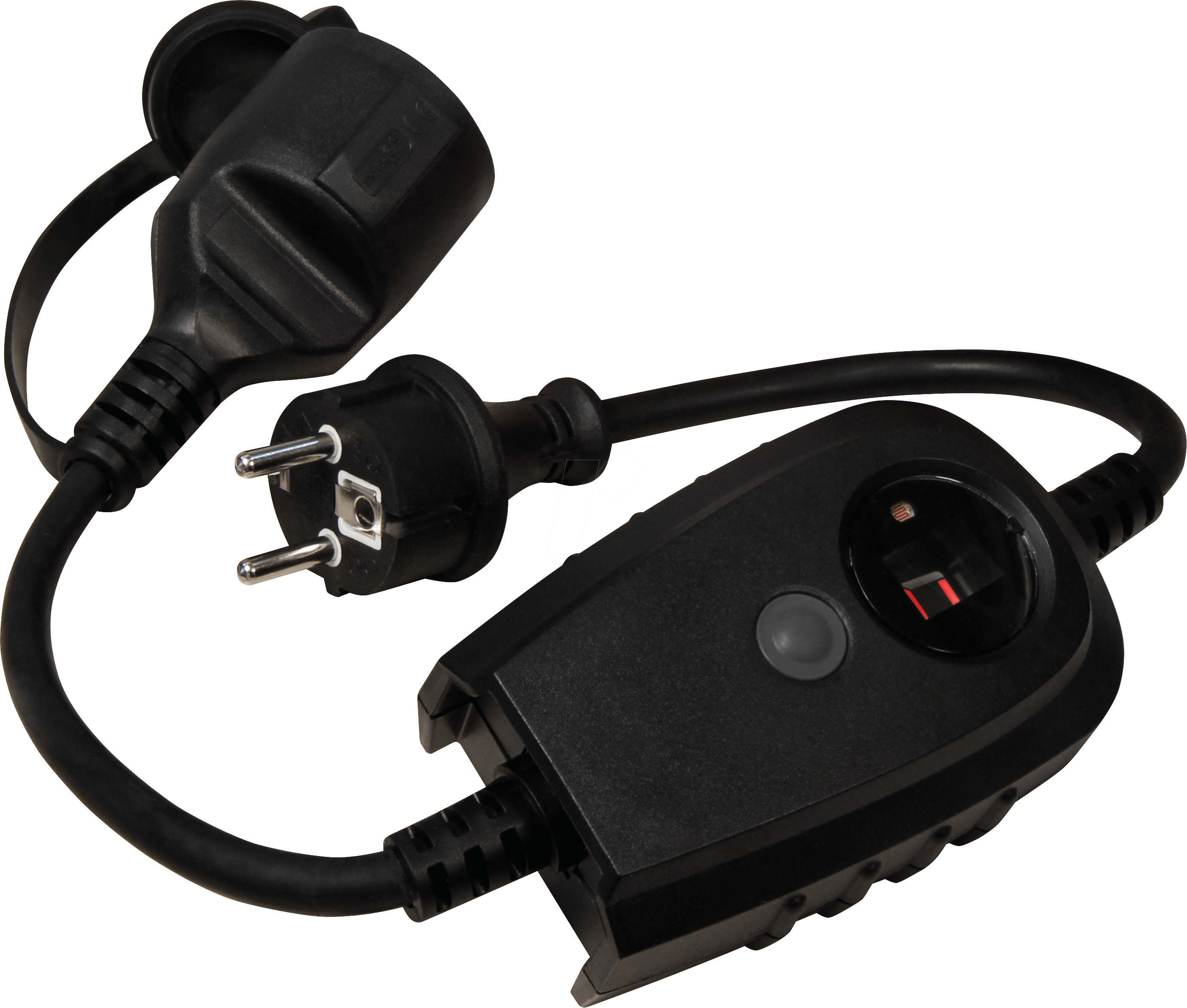 MCP 538-249 - Zwischenstecker mit Dämmerungsschalter und Zeitschaltuhr, IP44