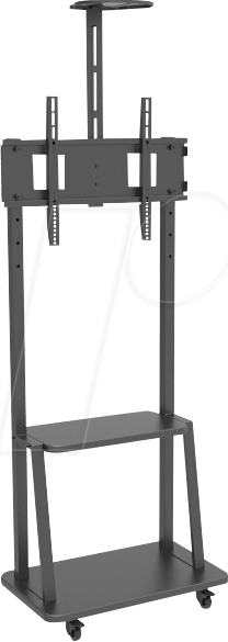 ICA-TR33 - TV Wagen für 32'' - 70'', Ablage, schwarz