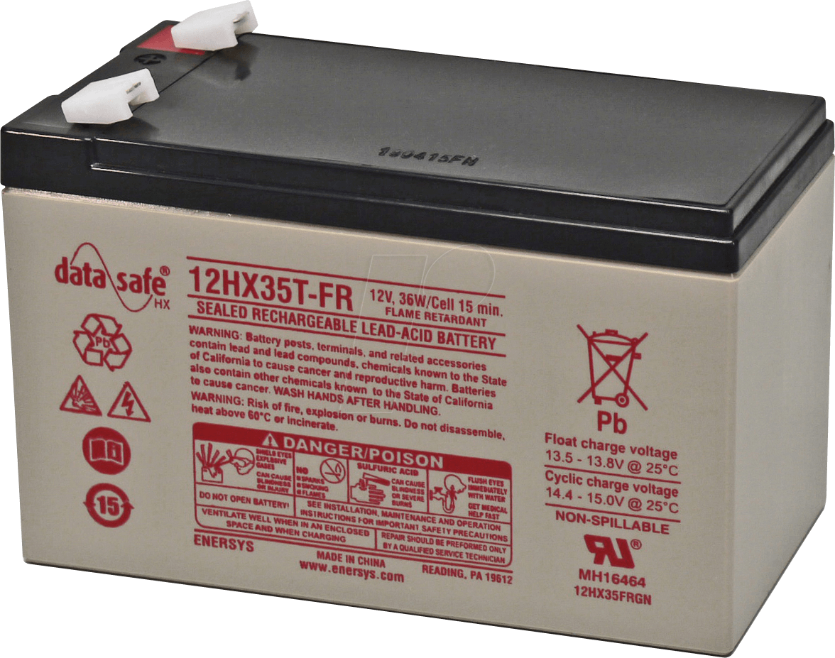 HAWKER 12HX35FR - Blei-Vlies-Akku, 12 V, 7,9 Ah, Hochstrom