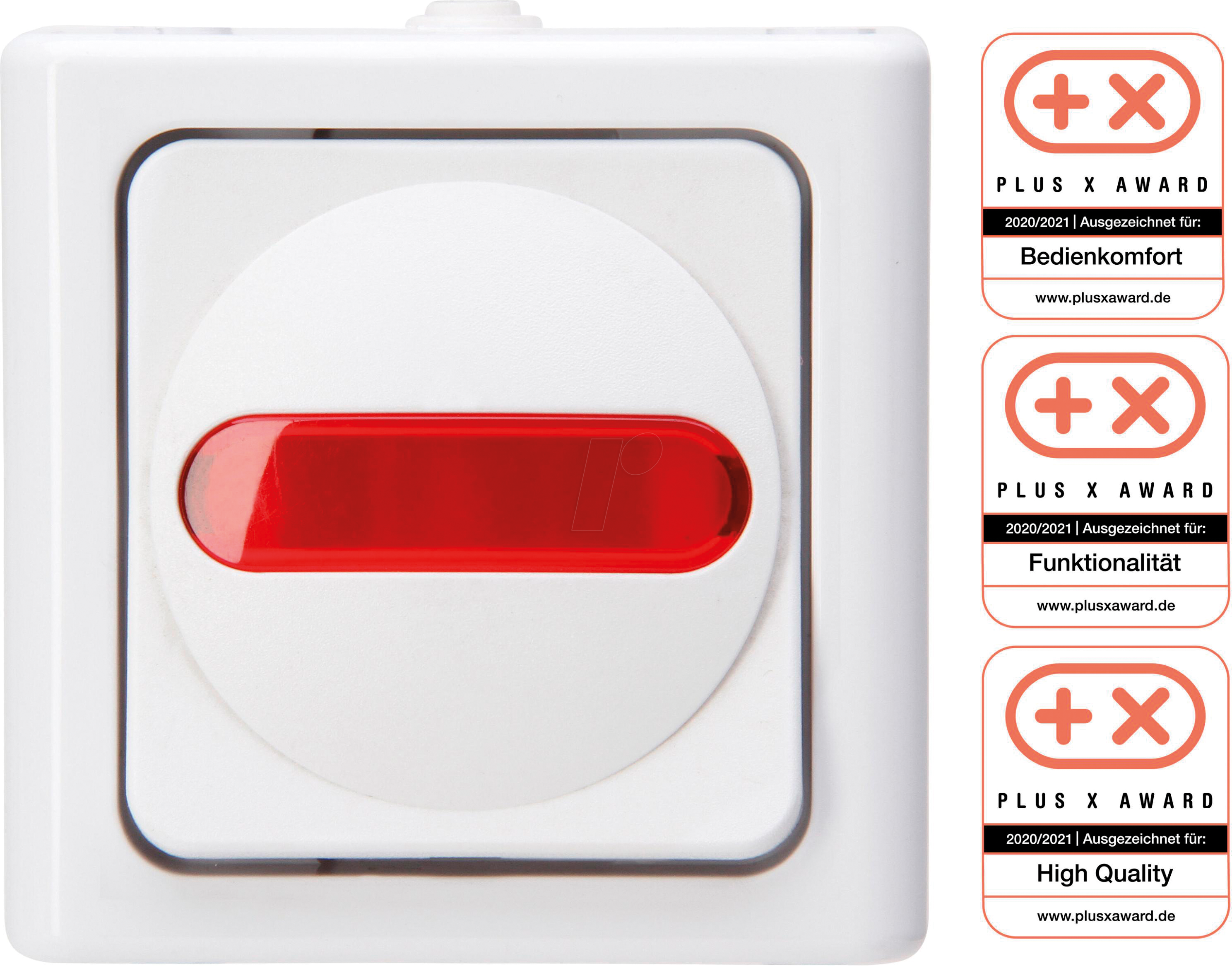 EL BE 561602008 - BLUE ELECTRIC - Kontrollschalter, arktisweiß