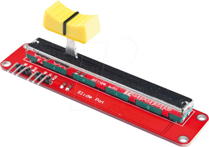 DEBO SLIDE POTI - Entwicklerboards - Schiebepotentiometer, 3,3…5 V, 2x 5k