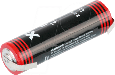 XCR14505 LFU - Lithium Batterie, AA (Mignon), 2400 mAh, U-Fahne, 1er-Pack