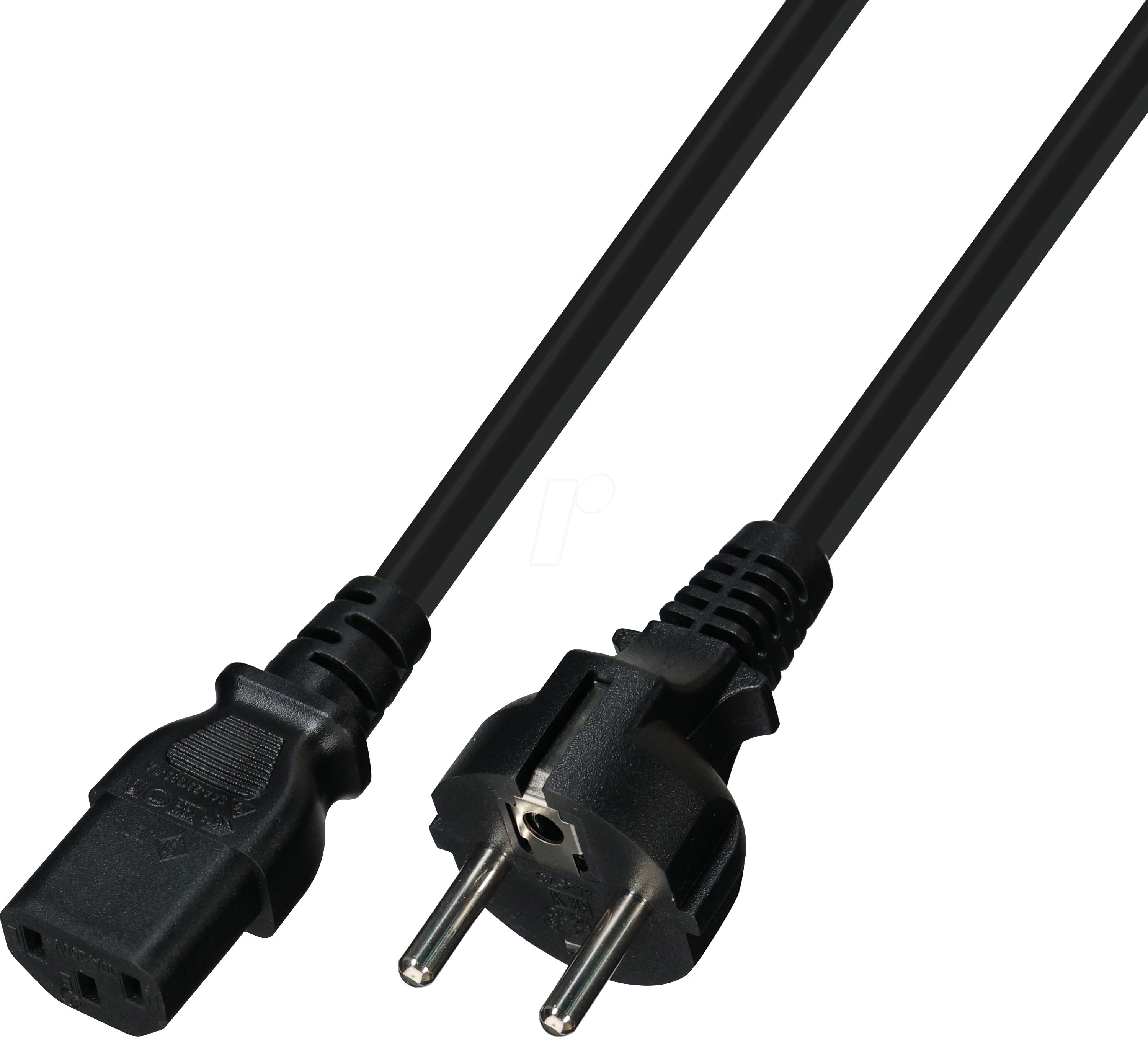 TTL 7102-3M-G - Netzkabel CEE 7/7 auf C13, 3,0 m, schwarz