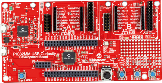 DM320107 - 32-bit Curiosity PIC32MM USB-Entwicklungsboard (DM320107)