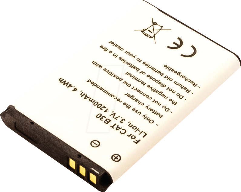 AKKU 10371 - Ersatzakku für CAT, B30, Li-Ion, 1200 mAh