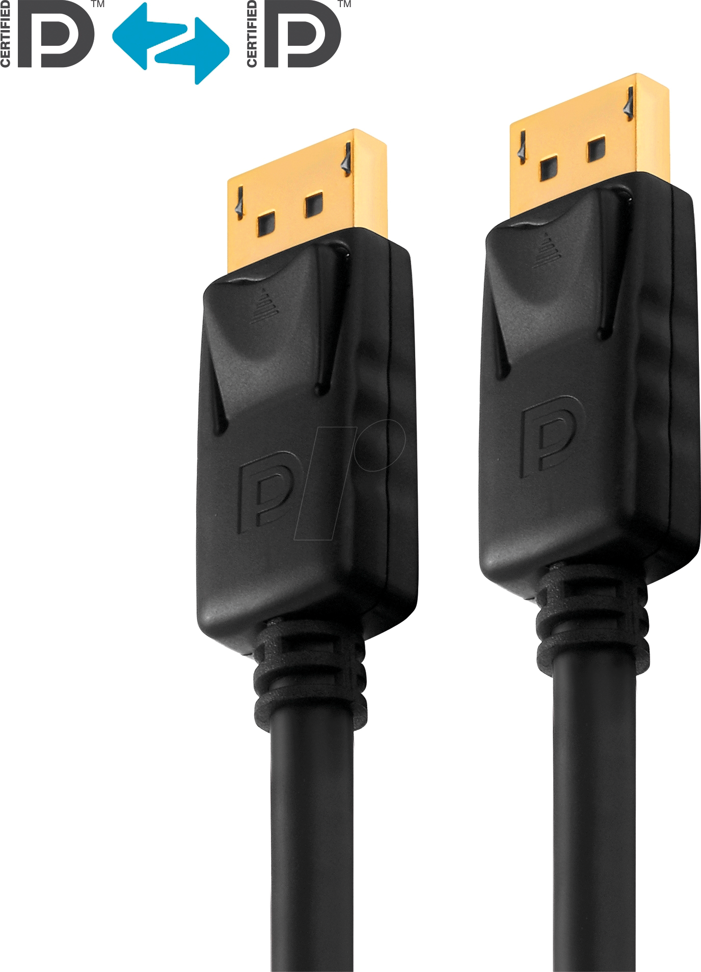 Thumbnail - PURE PI5000-015 - DisplayPort Kabel, 4K 60 Hz, 1,5 m, schwarz