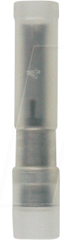 WE K4230005N - Rundsteckhülse - 0,34 … 0,75 mm², transparent, vollisoliert, 2mm
