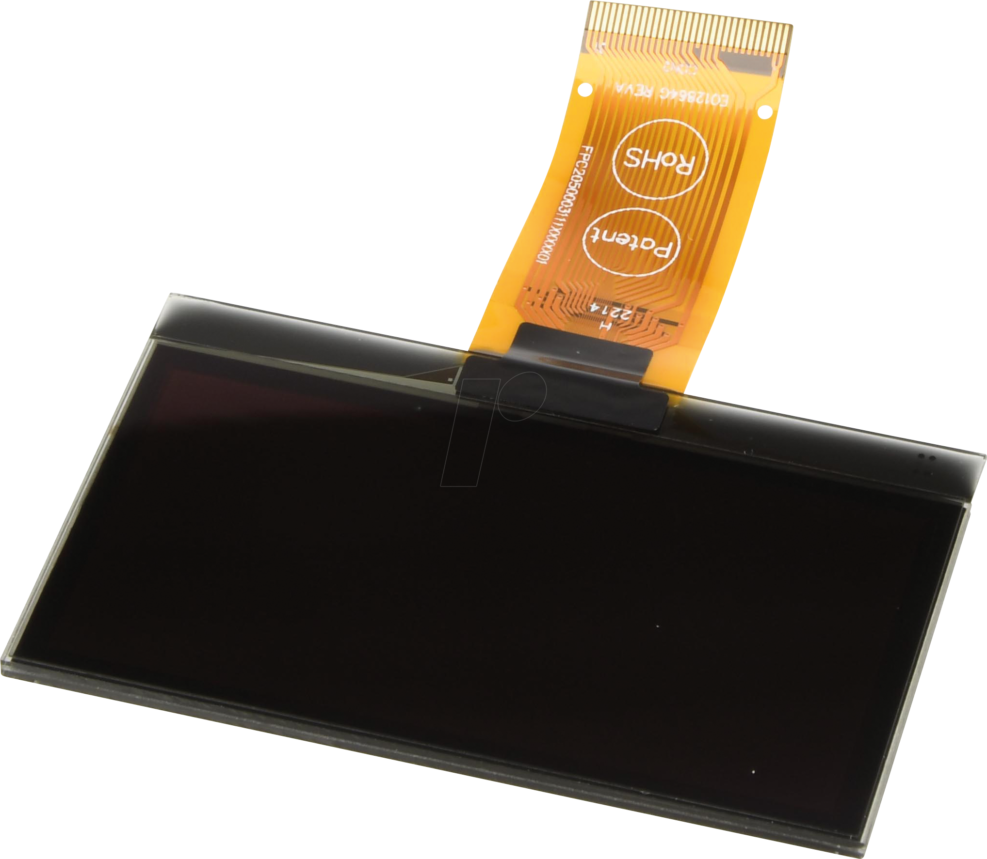 DEP128064S-Y - OLED, 128x64 px, gelb/schw., 2,4inch