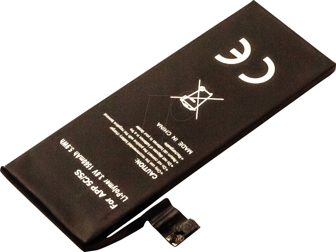 AKKU 30706 - Smartphone-Akku für Apple iPhone 5S / 5C, Li-Po, 1560 mAh