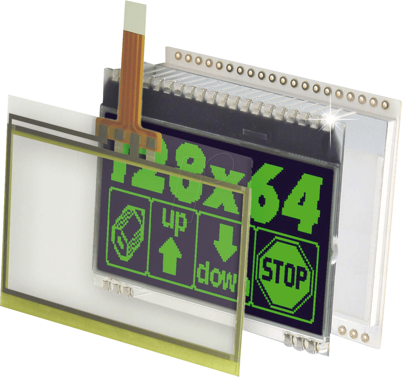 Thumbnail - EA DOGXL TOUCH - Touchpanel für DOGXL 160-7, Analog, zum Aufkleben