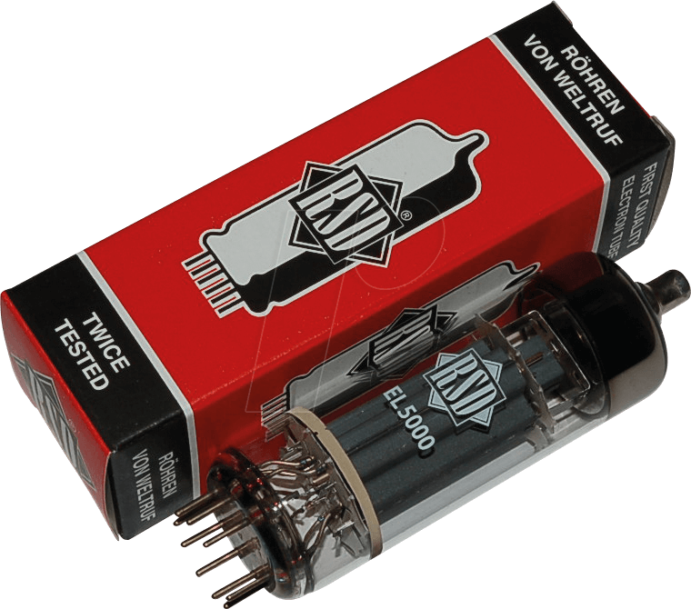 TUBE EL5000 - Elektronenröhre, Leistungsröhre, Magnoval, 9-pol, 6,3 V