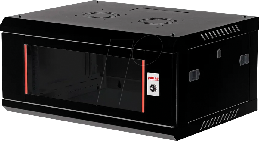 Thumbnail - ROLINE 26210282 - 19'' Wandgehäuse, 4HE, 450mm Tiefe, schwarz