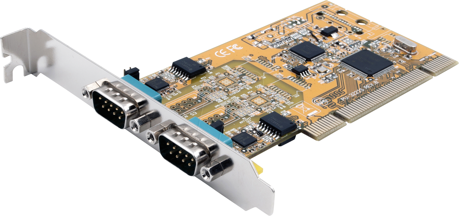 EXSYS EX-42032IS - PCI Karte zu 2x Seriell RS-232/422/485, Opt. Iso.