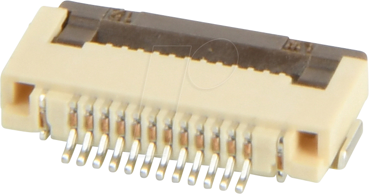 Z56-12-11110 - SMD-ZIF-Stecker 12pol RM0,5 Piano