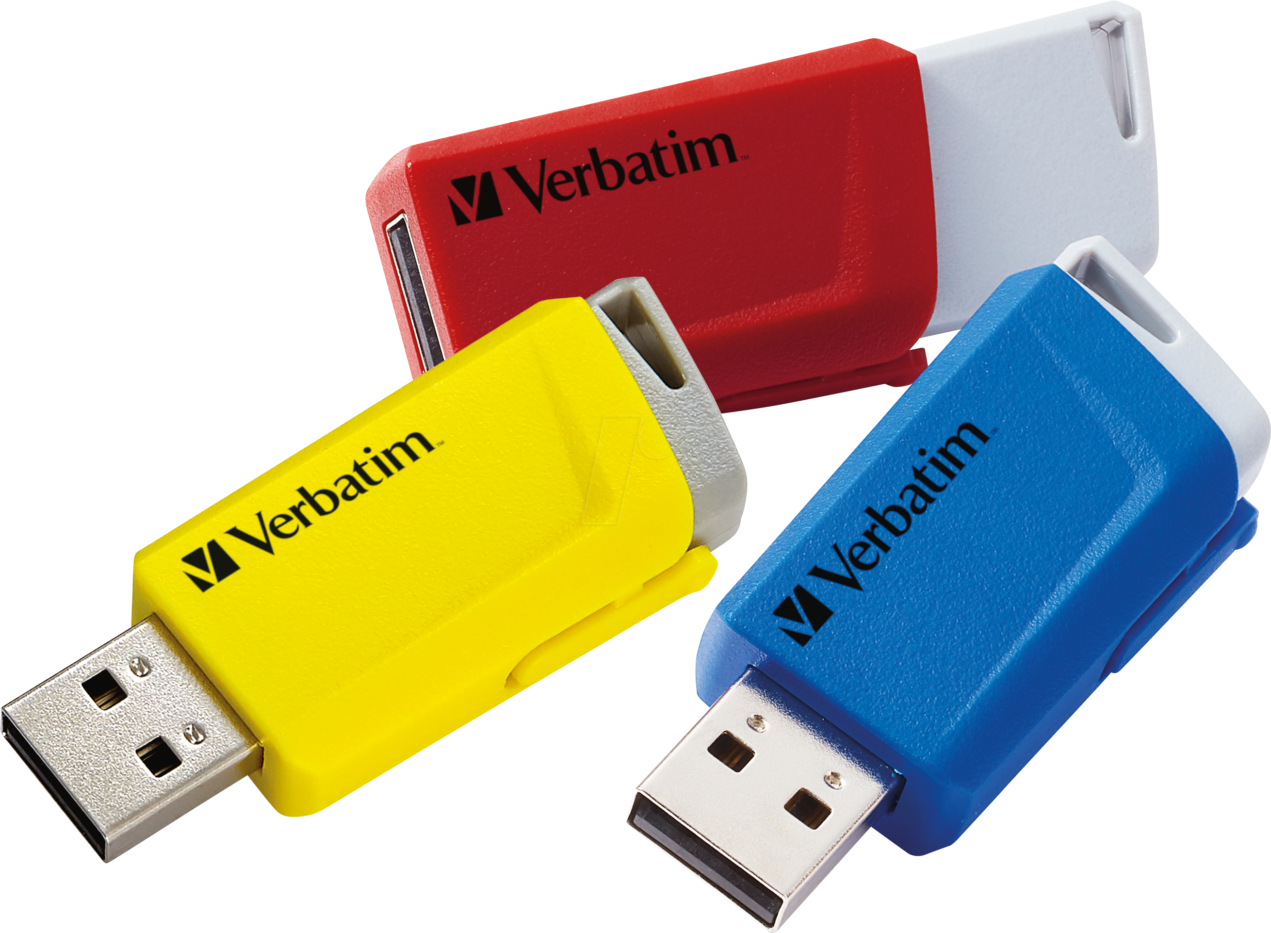 VERBATIM 49306 - USB-Stick, USB 3.2, 16 GB, Store'n'Click, 3er-Pack