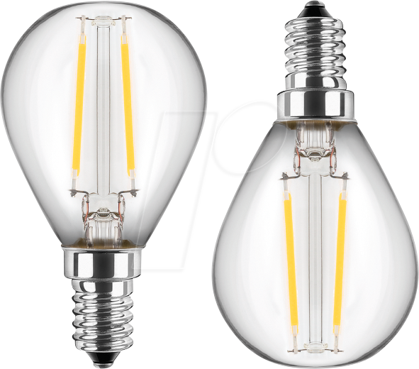BLULAXA 49800 - LED Flilament Lampe G45 E14 5 W 470 lm NW Doppelpack