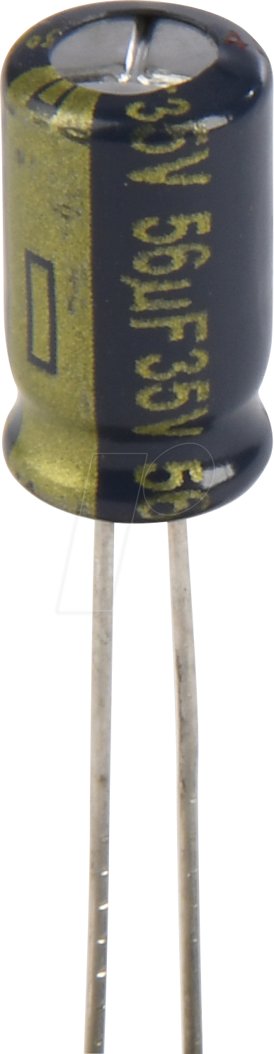 FC-A 56U 35 - Elko radial, 56µF, 35V, 105°C, low ESR, AEC-Q200