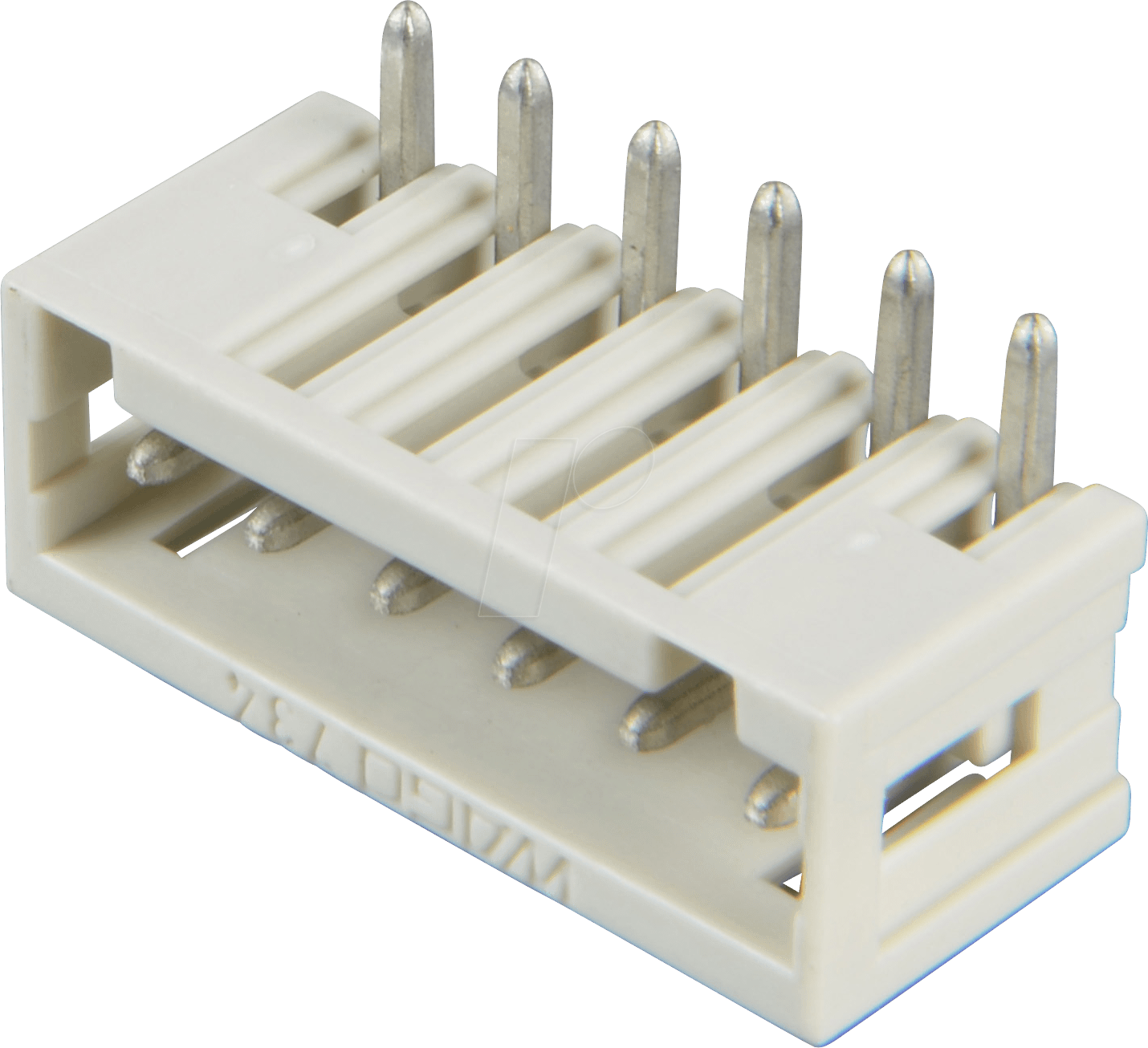 WAGO 734-166 - Print-Stiftleiste, Mini, RM 3,5, gewinkelt, 6-polig