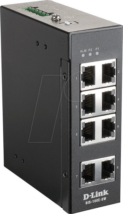 Thumbnail - D-LINK DIS100E8W - Switch, 8-Port, FastEthernet
