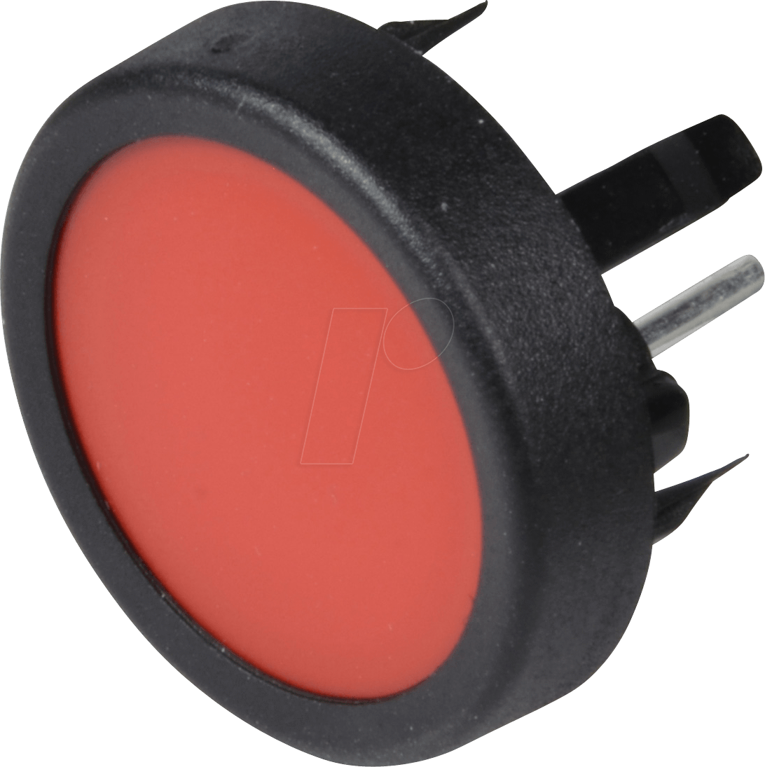 TASTER 1104 RT - Drucktaster, Frontmontage, 1x (Ein), rund, rt