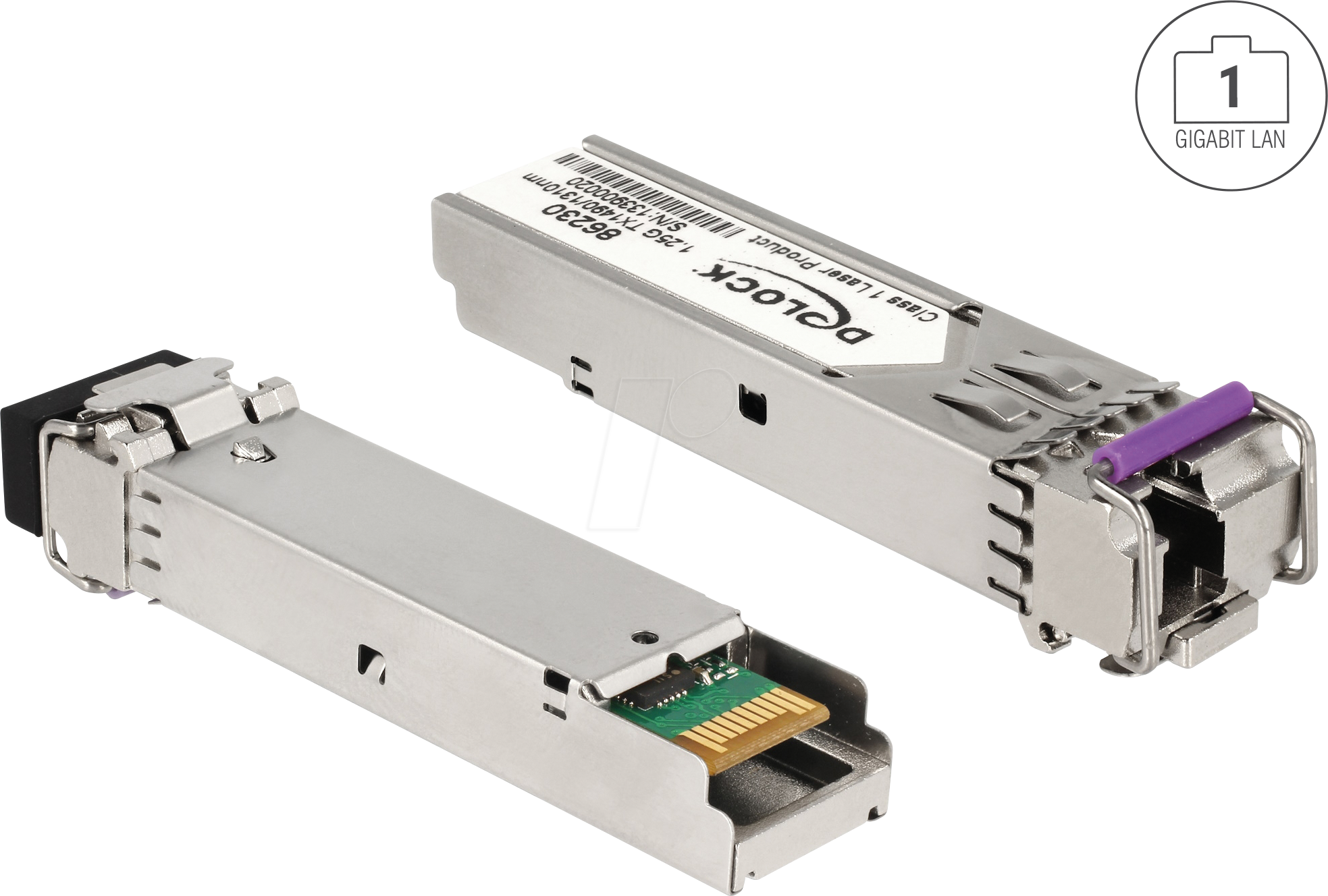 DELOCK 86230 - Mini GBIC 1000Base-BX, Singlemode, SFP