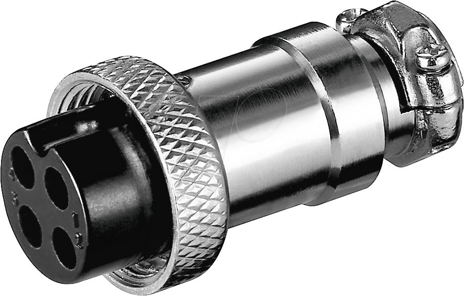 M 604 - Mikrofon-Kupplung f. Funkgeräte, 4-polig