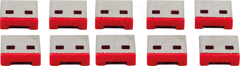 EXSYS EX-1114-RL - USB-A-Port Schloss (10x Schloss)