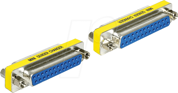 Thumbnail - DELOCK 65483 - Adapter Sub-D 25Pin Buchse/Buchse