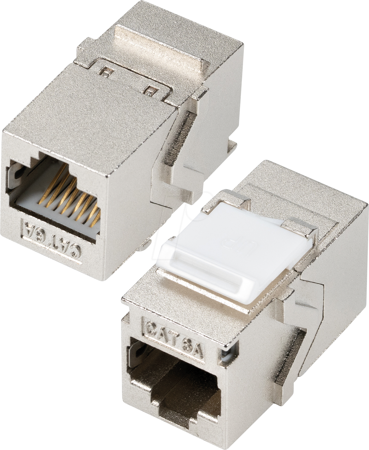 TTL 1807 - Cat.6a Keystonemodul RJ45 Buchse / Buchse, geschirmt, kompakte B