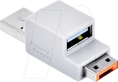 SK LK03OR - Kabel Schloss, USB Typ A, orange