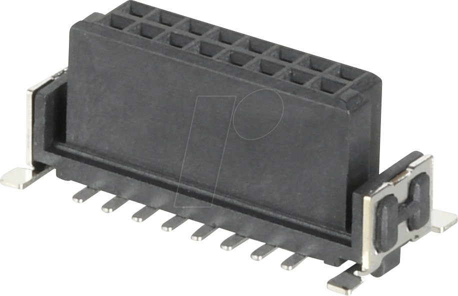 MPE 715-1-016 - Federleiste SMD, 16 polig, 500 V / 1,6 A
