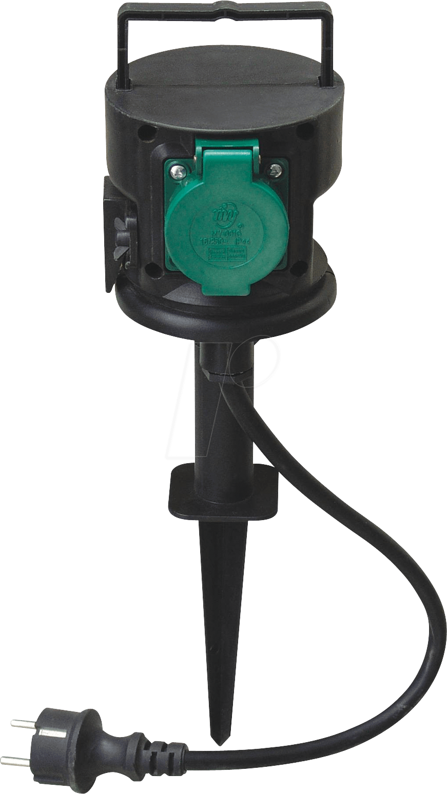 TS 46-31212 - 2-fach Gartensteckdose mit Erdspieß