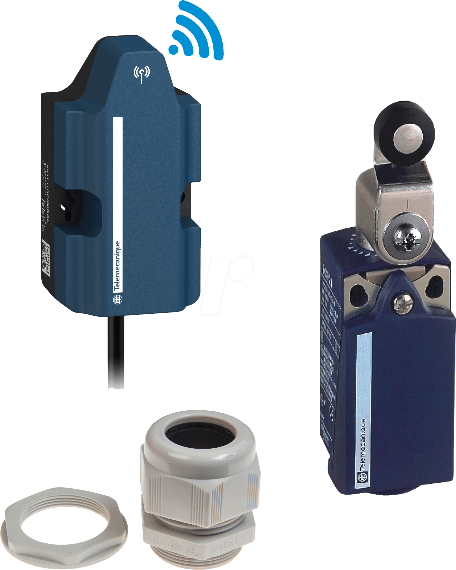 XIOT BUNDLE 3 - Cloud-Sensor + Endschalter Kunststoff, Rollenhebel, Komplett-Set