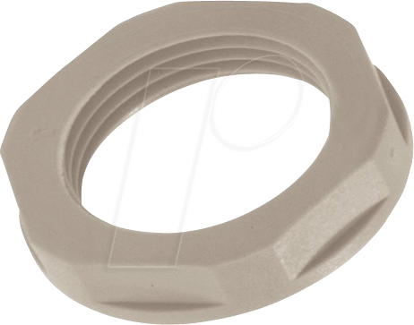 Thumbnail - LAPP 53119033 - Gegenmutter, Sechskant, M 25 x 1,5 mm, SW 34, mm, lichtgrau