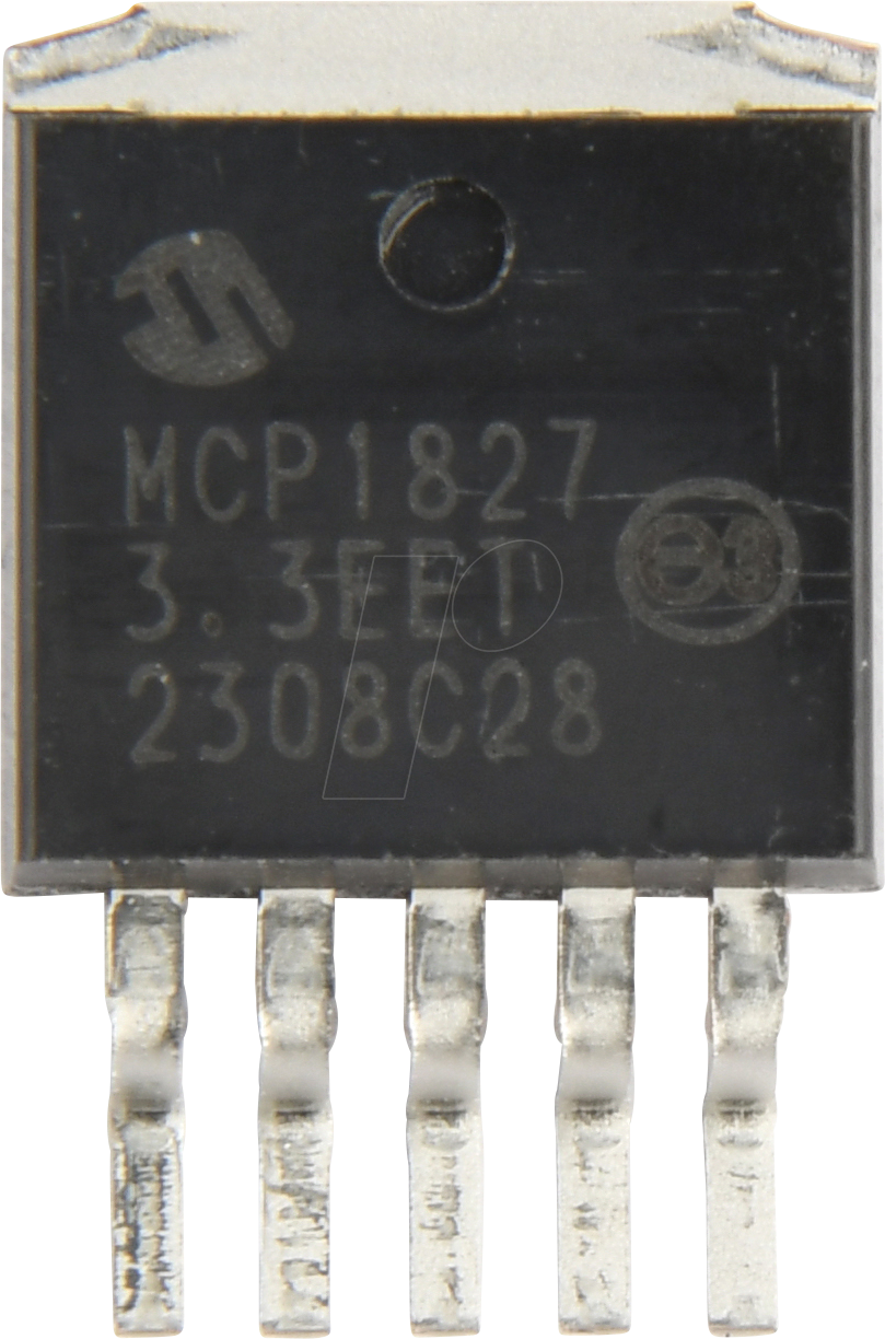 Thumbnail - MCP18273302EET - LDO, Uout 3,3V, Uin 2,3..6V, 1,5A, DDPAK-5